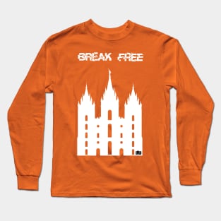 Break Free White Long Sleeve T-Shirt